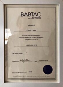 BABTAC certificate